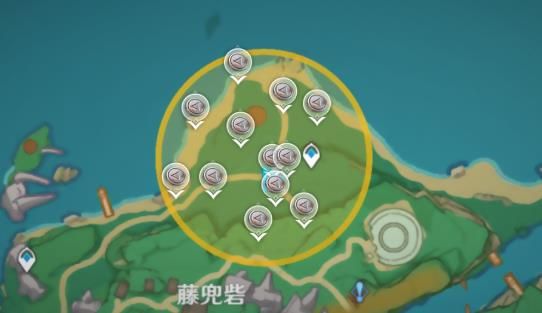 原神2.0稻妻秘宝迷踪藏宝地4位置