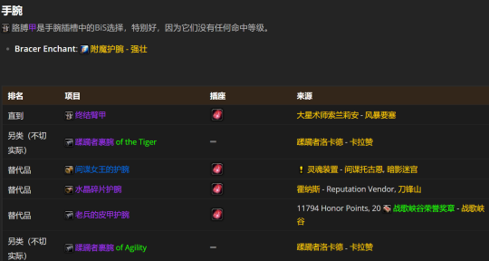 魔兽世界TBCP2野德BIS怎么配装