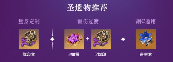 原神2.0雷主圣遗物推荐