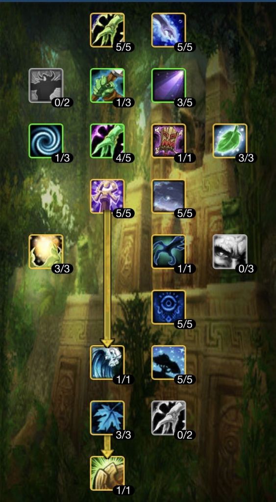 《魔兽世界》tbc奶萨PVP天赋加点