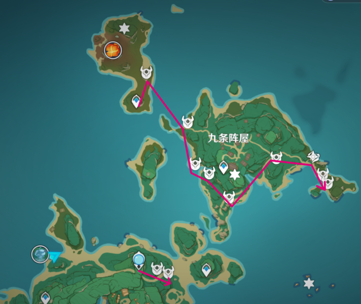 原神稻妻野伏众讨伐路线有哪些