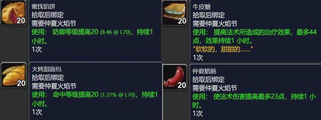 魔兽世界tbc火焰节奖励