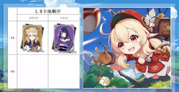 原神1.9版本预测