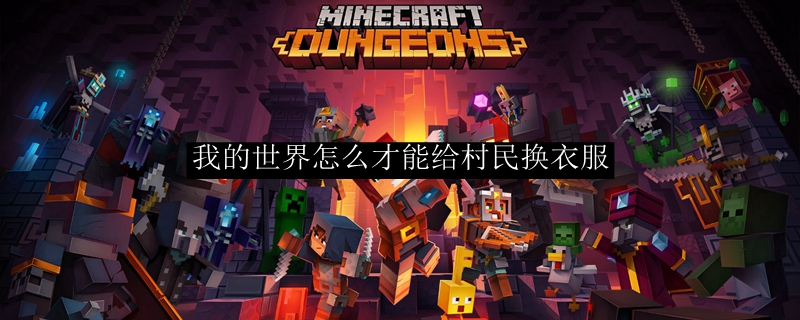我的世界怎么才能给村民换衣服
