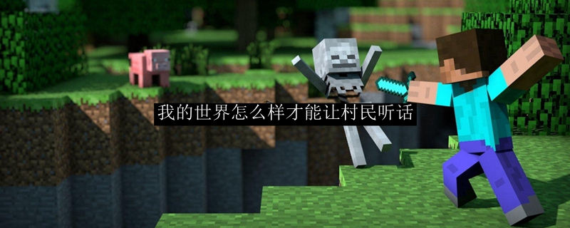 我的世界怎么样才能让村民听话