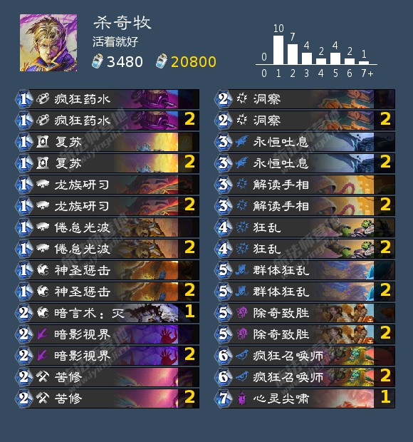 《炉石传说》牧师偶一为之成就攻略