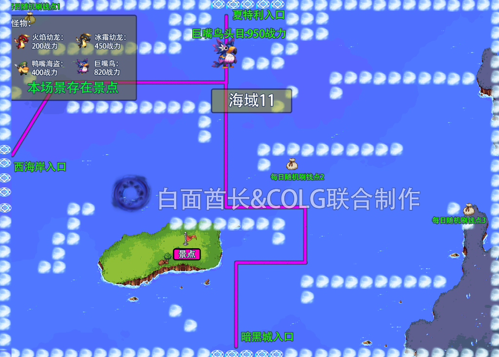 《DNF》大飞空时代景点位置坐标