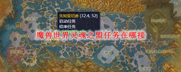 魔兽世界灵魂之盟任务在哪接