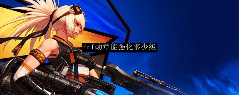 dnf勋章能强化多少级