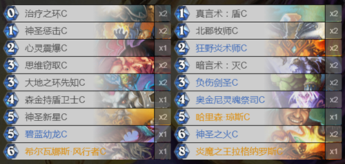 炉石传说经典模式环牧卡组
