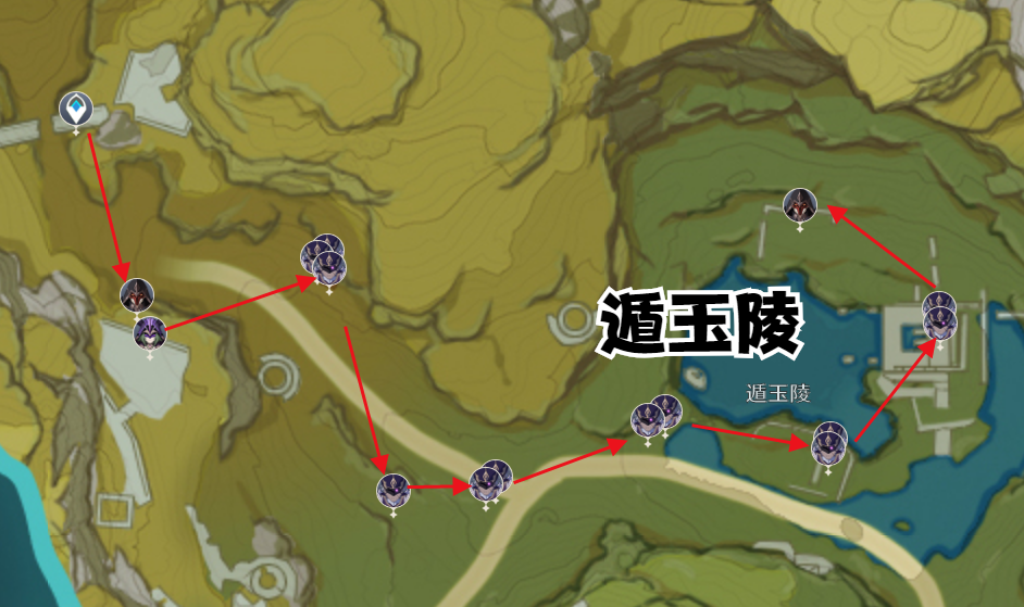原神徽记讨伐路线怎么走