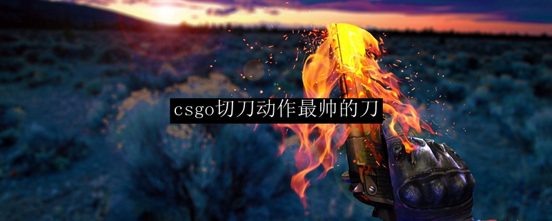 csgo切刀动作最帅的刀是什么