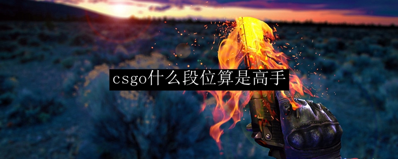 csgo什么段位算是高手