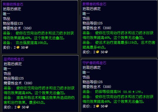 魔兽世界燃烧的远征炼金收益一览