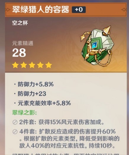 原神砂糖元素精通堆多少