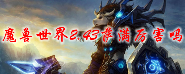 魔兽世界2.43萨满厉害吗