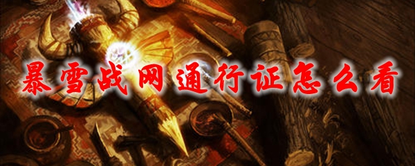 《暴雪战网》通行证怎么看