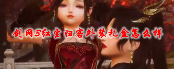 《剑网3》红尘归客外装礼盒怎么样