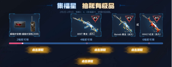 CF2.2集福星活动奖励汇总