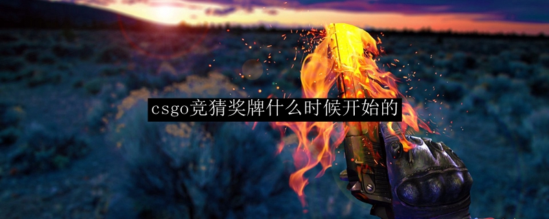 csgo竞猜奖牌什么时候开始的