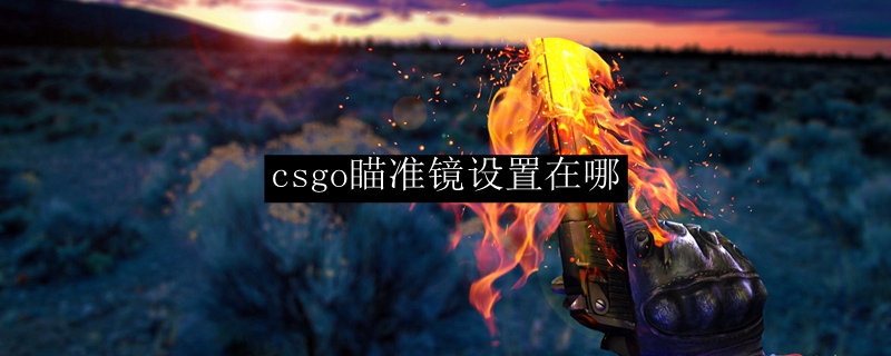 csgo瞄准镜设置在哪