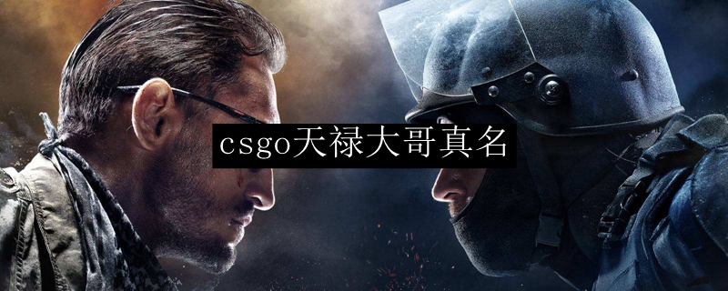 csgo天禄大哥真名
