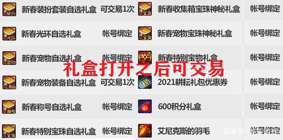 《DNF》2021春节套回血计算