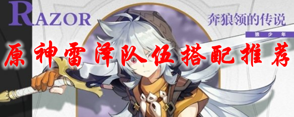 原神雷泽队伍搭配推荐