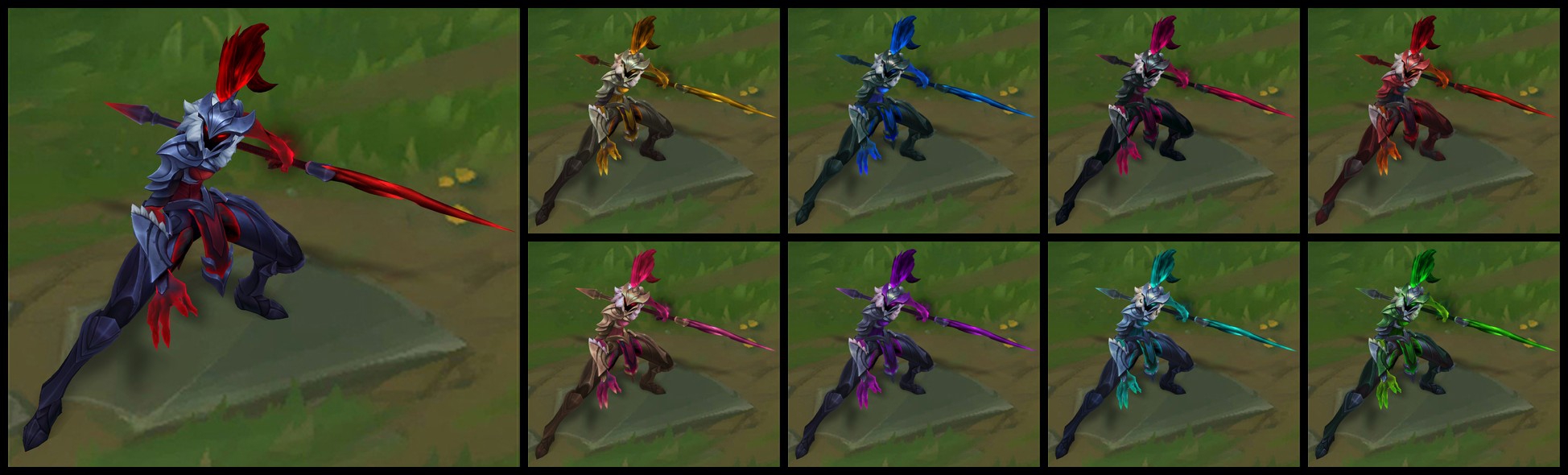 《LOL》黑暗骑士卡莉斯塔皮肤效果预览