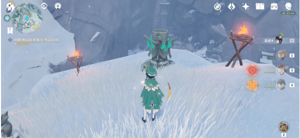 原神雪山再勘测在哪接