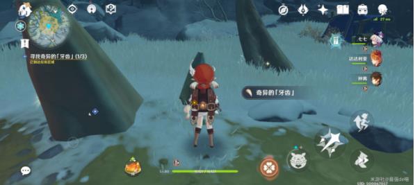 原神雪山牙齿怎么获得