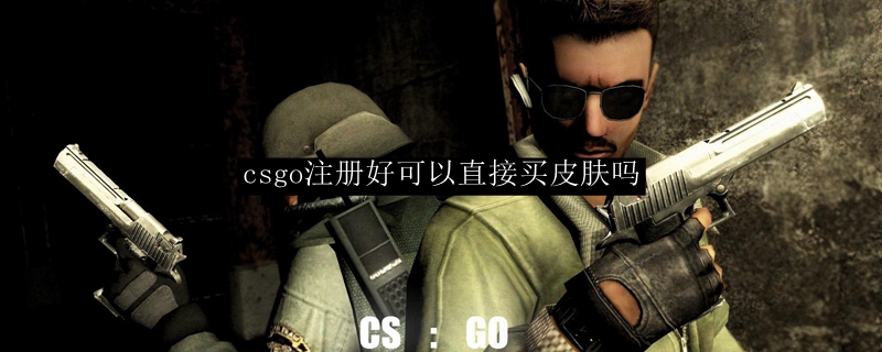 csgo注册好可以直接买皮肤吗