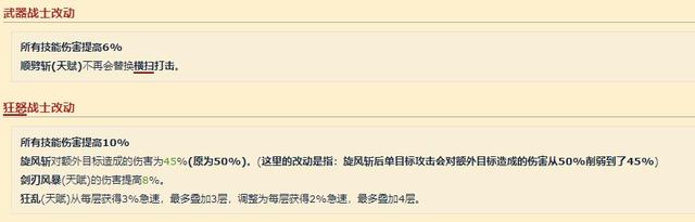 魔兽世界9.0战士选武器还是狂暴