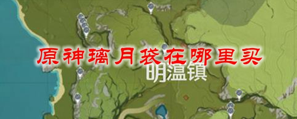 原神璃月袋在哪里买