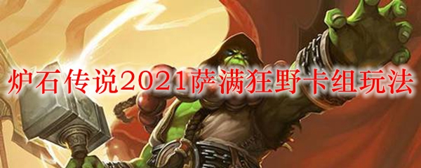 炉石传说2021萨满狂野卡组玩法