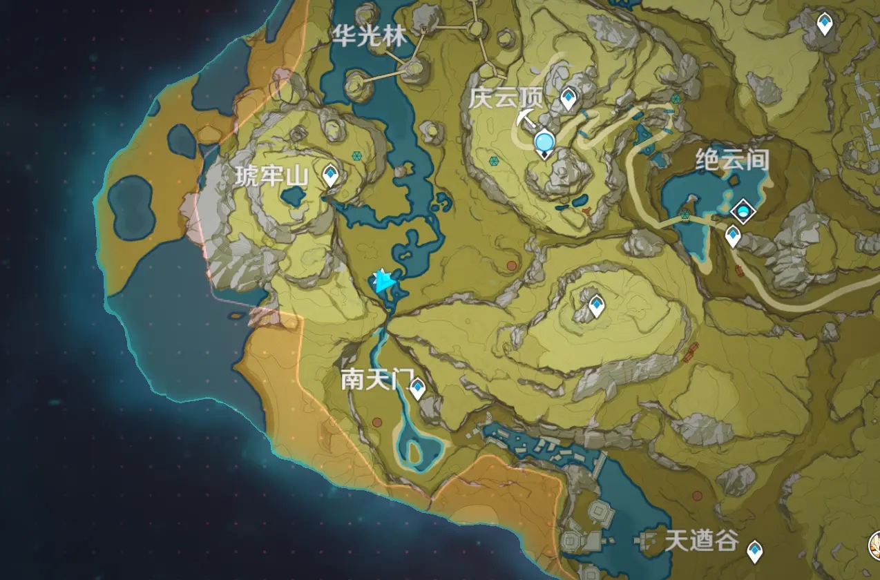 原神莲蓬地图位置在哪
