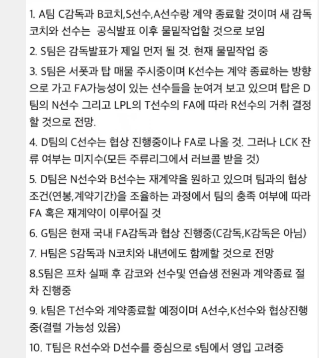 LCKS11转会名单