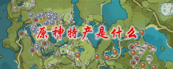 原神特产是什么
