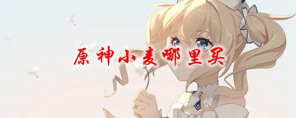 原神小麦哪里买