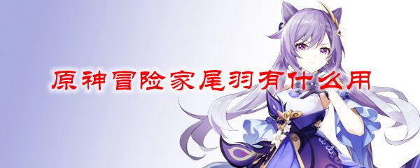 原神冒险家尾羽有什么用