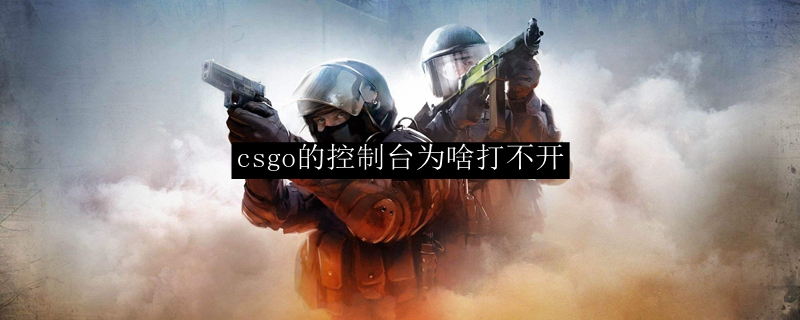 csgo的控制台为啥打不开