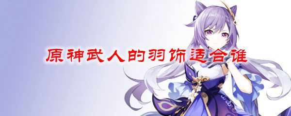 原神武人的羽饰适合谁