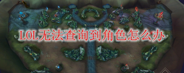 LOL无法查询到角色怎么办
