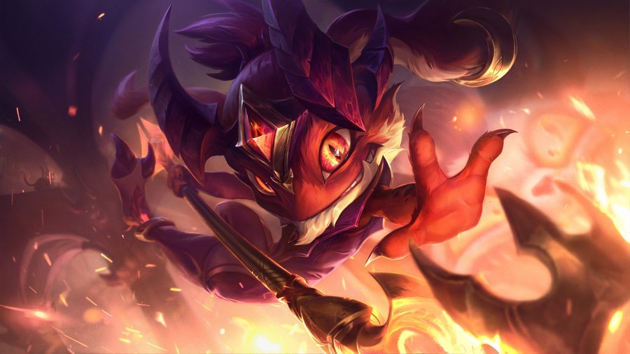 《LOL》小恶魔菲兹皮肤效果预览