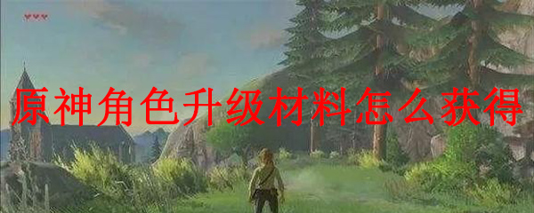 原神英雄升级材料