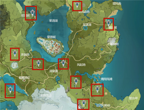 原神地灵龛有多少个