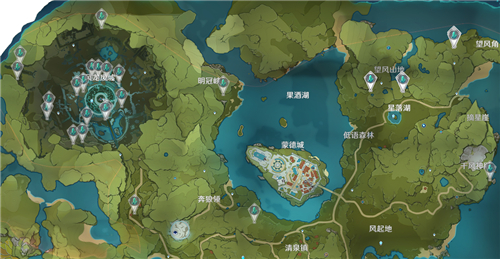 原神水晶矿分布图