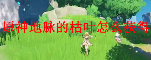 原神地脉的枯叶怎么获得