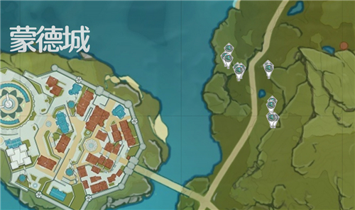 《原神》小灯草地图位置图