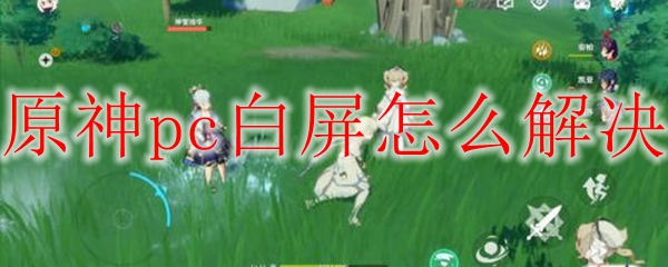 原神pc白屏怎么解决